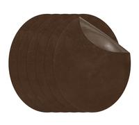 PATIKIL Patches À Repasser 11 x 14 cm, 6 Pièces Patches Ovales Pour Coude Réparation Genou Appliques En Suède Pour Chemise Jean Veste Réparation Vêtements Kit Décoratif, Marron Foncé