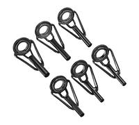 PATIKIL Pêche Canne Astuce Réparation Trousse,Mât Anneau Guide Remplacement pour Eau Salée Eau Douce Pêche