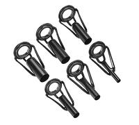 PATIKIL Pêche Canne Astuce Réparation Trousse,Mât Anneau Guide Remplacement pour Eau Salée Eau Douce Pêche