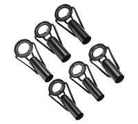 PATIKIL Pêche Canne Astuce Réparation Trousse,Mât Anneau Guide Remplacement pour Eau Salée Eau Douce Pêche