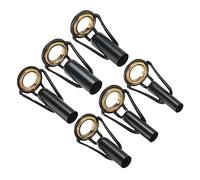 PATIKIL Pêche Canne Astuce Réparation Trousse,Mât Anneau Guide Remplacement pour Eau Salée Eau Douce Pêche