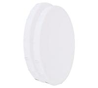 PATIKIL Peinture Toiles Panneaux, 2 Paquet 4x6 Pouce Ovale Bois Cadre vierges Art Tableau Panneaux pour Acrylique, Huile, Tempéra Peinture, Blanc