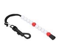 PATIKIL Perles Compteur De Score De Golf, 2 Pack Perles Compteur De Coups De Golf avec Pinces Accessoires De Golf pour Femmes Hommes Golfeur Comptage De Coups, Blanc/Rouge