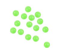PATIKIL Perles de Pêche Lumineuses Qui Brillent dans Le Noir 10 mm, 100 Pcs Perles de Gréement en Caoutchouc Souple Rondes pour Poissons-Chats, Punch, Appâts, Eau Douce, Eau Salée, Vert