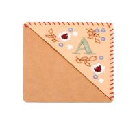 PATIKIL personnalisés Brodé Coin Marque-page, Mignon Fleur Feutre Cousu Triangle Livre Marque Page Marqueur pour Femmes Hommes Livre Amoureux Professeurs, Rose, Lettre A