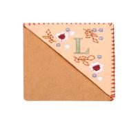 PATIKIL personnalisés Brodé Coin Marque-page, Mignon Fleur Feutre Cousu Triangle Livre Marque Page Marqueur pour Femmes Hommes Livre Amoureux Professeurs, Rose, Lettre L
