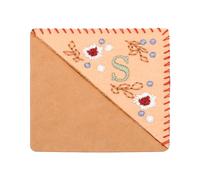 PATIKIL personnalisés Brodé Coin Marque-page Mignon Fleur Feutre Rose | Cousu Triangle, Livre Marque Page Marqueur pour Femmes Hommes Livre Amoureux Professeurs, Lettre S