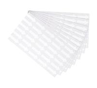 PATIKIL Petit Flèche Autocollant Étiquette 1,2x0,5", 180 pcs Adhésif Couleur Codage Signe Autocollant pour Gaz Débit Direction Inspection Défaut Marquage, Blanc