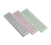 PATIKIL Pierre à aiguiser en Diamant pour Ski Snowboard 100mm, Lot de 3 240/500/1000 Grit Grossier/Fine Lime à arêtes de Ski en Diamant Lime à arêtes de Snowboard, Noir/Fuchsia/Vert