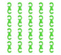 PATIKIL Pince de Câble de Frein de Vélo VTT, 20Pcs Clip en Forme de Crochet S Rotatif pour Câble de Frein en Croix Guide de Câble de Boîtier de Vitesse pour VTT Vélo de Route, Vert