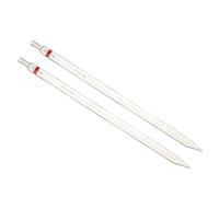 PATIKIL Pipettes Graduées Larme 2 Pcs 50ml Réutilisables Verre Borosilicate Pour Transfert Liquide Pour Laboratoire, Chimie, Transparent