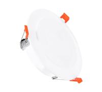 PATIKIL Plaque de Couverture de Plafond à Ressort de 4,7 Pouces, Garniture Encastrée Encastré avec Boucle Adaptée aux Ouvertures de Plafond en Verre Rond de 4,9 à 6,1 Pouces, Blanc