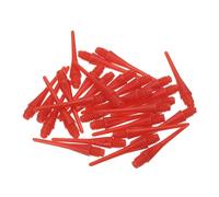 PATIKIL Plastique Dard Pointes 2BA Filetage, 30 Paquet Doux Pointe Dard Points Remplacement Dard Accessoires, Rouge