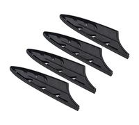 PATIKIL Plastique Sécurité Couteau Couverture Manches pour 3.5" Parage, 4 Paquet Couteaux Bordure Garde Lame Protecteur Universel Fourreau pour Cuisine, Noir