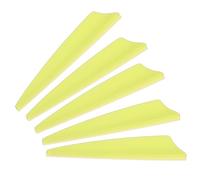 PATIKIL Plumes de flèche, 36 Pack 2.5 Pouces Flèche Plumes Flèche de Tir à l'arc Bouclier Plume pour Bricolage Tir sur Cible, Jaune
