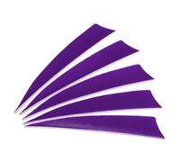 PATIKIL Plumes de flèche 50 Pcs 4 Pouces Flèche Plume de Dinde Empennage Aile Droite Violet pour Tir sur Cible DIY