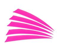 PATIKIL Plumes de Flèche 50 Pcs 5 Pouces Flèche Plume Dinde Empennage Aile Gauche Rose pour Tir sur Cible DIY