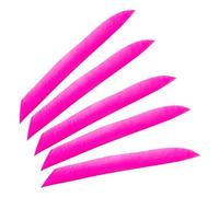 PATIKIL Plumes de flèche, Lot de 50 Plumes de Dinde de 11 Pouces pour Flèches d'Archery, Plume de Flèche à Ailette Gauche en Forme de Bouclier pour Le Tir sur Cible DIY, Rose