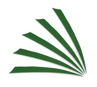 PATIKIL Plumes de flèches 12,7 cm, Lot de 25, pour Aile Gauche, Plumes de Dinde, Accessoires de tir à l'arc pour Le tir à la Cible, Vert foncé