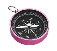 PATIKIL Poche Boussole Survivre Sports Navigation avec Porte-clé Rose