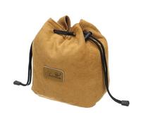PATIKIL Pochette Souple pour Appareil Photo, Taille L, Étui de Protection Antichoc avec Cordon de Serrage en Flanelle Compatible avec Les Objectifs d'Appareil Photo Nikon, Couleur Kaki