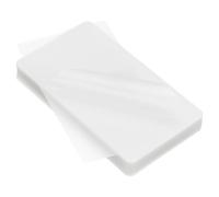 PATIKIL Pochettes plastification thermique, 50 pièces Feuilles plastification transparentes 5 Mil 2,4"x4,2" Pochettes plastification adaptées à la taille des cartes d'identité