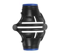 PATIKIL Pochoir Marqueur de Balle de Golf 360 Degrés Outil de Marquage d'Alignement de Balle de Golf à Triple Piste, Marqueur de Dessin de Ligne pour Hommes et Femmes, Noir/Bleu