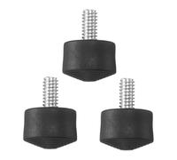 PATIKIL Pointe en Caoutchouc, Anti-Dérapant Universel Filetage 1/4 Pouce Pointes en Caoutchouc pour Pieds De Trépied Pièces De Remplacement pour Monopods Conçues (28x21mm) - 3 Pcs