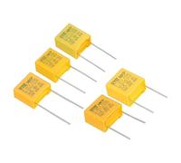 PATIKIL Polypropylène Sécurité Condensateurs, 1 Ensemble/25 Pcs 0.22/0.33/0.47/0.68/1uF AC 310V 5 Values 15mm Électrode Espacement Condensateur Assortiment Kit