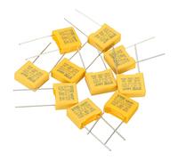PATIKIL Polypropylène Sécurité Condensateurs, 10 Lot 0.1uF AC 310V 15mm Électrode Espacement 13x11x5mm Condensateur Assortiment Kit pour DIY Électronique Produits