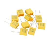 PATIKIL Polypropylène Sécurité Condensateurs, 10 Lot 0.47uF AC 310V 15mm Électrode Espacement 13x15x8mm Condensateur Assortiment Kit pour DIY Électronique Produits