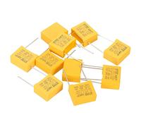 PATIKIL Polypropylène Sécurité Condensateurs, 10 Lot 0.47uF AC 310V 15mm Électrode Espacement 18x15x8mm Condensateur Assortiment Kit pour DIY Électronique Produits