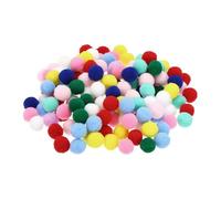 PATIKIL Pompons de 0,6 Pouce pour l'Artisanat, 150 Pièces de Boules de Pompons Pastel Hautement Élastiques pour les Fournitures Artistiques, Matériaux de Bricolage Créatifs, Multicolores