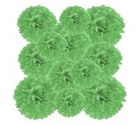 PATIKIL Pompons en Papier Soie Blanc, Kit de 12 Boules Fleurs à Suspendre pour Décoration Fête Mariage Enterrement de Vie de Célibataire Anniversaire Baptême Baby Shower, 3 Taille