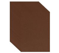 PATIKIL Poncé Pastel Art Papiers, 20pcs 8.3x11.4" Coloré Pastel Papiers pour Pastels, Crayons, Crayons et Fusain, Marron
