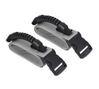 PATIKIL Portage Sangle avec Poignée, 2 Paquets Ajustable Nylon Ceinture pour Déménagement Levage Boîtes Épicerie Bagagerie, Gris