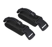 PATIKIL Portage Sangle avec Poignée, 2 Paquets Ajustable Nylon Ceinture pour Déménagement Levage Boîtes Épicerie Bagagerie, Noir