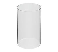 PATIKIL Porte-Bougies en Verre Ouvert de 3"x6", 2Pcs, en Verre Borosilicate de Qualité, Cylindre en Verre Transparent pour Bougies, Centre de Table
