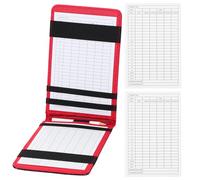 PATIKIL Porte-Cartes De Golf, Couverture en Cuivre pour Livret De Parcours De Golf avec Boucle pour Crayon pour Golfeurs Accessoires De Club De Golf, Bleu