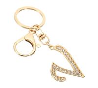 PATIKIL Porte Clef de Lettre, Breloque de Lettre V avec des Diamants en Cristal Mignons et Créatifs, Pendentifs d'Alphabet Décoratifs pour Sac à Dos, Artisanat DIY, Ton Or
