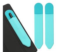 PATIKIL Porte-Stylo pour Stylus, 2 Pcs Pochette Élastique Adhésive pour Stylo Étui Porte-Stylo Poche Élastique Accessoires pour Étui Tablet Notebook Extérieur, Mint Blue