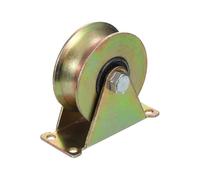 PATIKIL Poulie à rainure en U, 7,6 cm, roulette à rainure de type U pour portail coulissant, machines industrielles, rail de câble métallique, capacité de charge de 299,8 kg