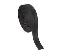 PATIKIL Protection d'angle mural 2 cm x 3 mètres, protection de bordure autocollante flexible profilé de moulure adhésif pour plafond plan de travail, Noir