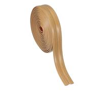 PATIKIL Protège-Angle Mur 2cm x 3 Mètres, Autocollant Protection Bordure Mur Flexible Moulure Adhésive Pour Plafond Plan De Travail, Grain Chêne Jaune