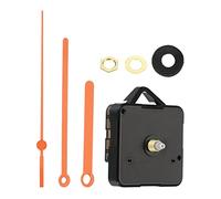 PATIKIL Quartz Horloge Mouvement Remplacement Kits 1/2" Orange | 1 Ensemble, DIY paisible Balayage Horloge Pièces, Mouvement Axe Longueur Pour 2-3mm Horloge Cadran Épaisseur