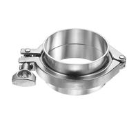 PATIKIL Raccord de serrage sanitaire, triple collier de serrage sanitaire de 6,3 cm vers tube de 6,3 cm OD virole de soudure en acier inoxydable 304 Raccords de tuyaux sanitaires robustes avec collier