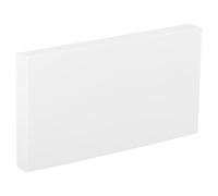 PATIKIL Rectangle Photographie Fond Écran Accessoires, Dur Mousse Photo Accessoires Géométrique Cube pour Séance Photos Maquillage Outils, Parfum, Décoration, Blanc