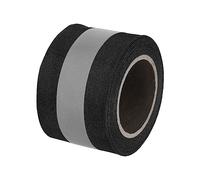 PATIKIL Réfléchissant Bande Bande, 2" x 10Ft Haute Visibilité Réfléchissant Ruban Coudre DIY Avertissement Sécurité Tissu Sangle pour Vêtements Imperméables, Noir