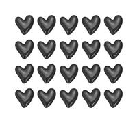 PATIKIL Réfrigérateur Aimants, 22 Pcs Amour Coeur Décoratif Aimants Mignon Réfrigérateur Aimants Décoratif Magnétique Autocollants pour Maison Cuisine Tableau Blanc Armoire Casier, Noir