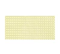 PATIKIL Règle Adhésive, 10 Pack 25cm Ruban à Mesurer Autocollant pour Établi de Travail, Machine à Coudre, Table à Dessin, Transparent